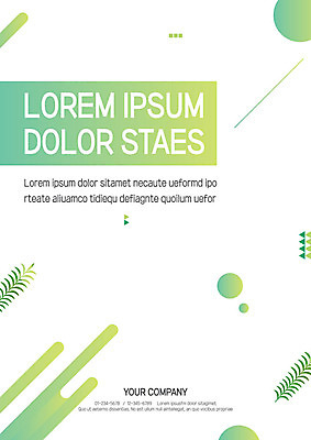 템플릿 표지 나뭇잎 사람없음 초록색 연두색 원형 삼각형 프레젠테이션 문서템플릿 서식 문서 제안서 이미지템플릿 AI파일 도형 컬러 잎 파일형식 벡터