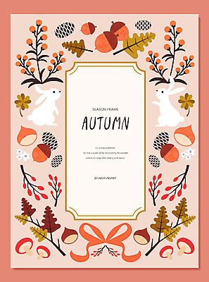 계절 열매 리본 백그라운드 낙엽 두마리 일러스트 프레임 사람없음 버섯 가을 나뭇가지 토끼 밤 도토리 솔방울 프레임일러스트 가을배경 국내일러스트 AI파일 나무 식물 잎 2 포유류 반려동물 견과류 파일형식 벡터 가을_계절