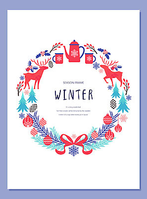 계절 리본 백그라운드 두마리 겨울 일러스트 주전자 프레임 북유럽스타일 사람없음 크리스마스트리 눈송이 물컵 솔방울 솔잎장식 순록 크리스마스종 프레임일러스트 크리스마스리스 겨울배경 국내일러스트 AI파일 크리스마스 2 주방용품 눈_날씨 장식 컵 화환 종 스타일 파일형식 벡터