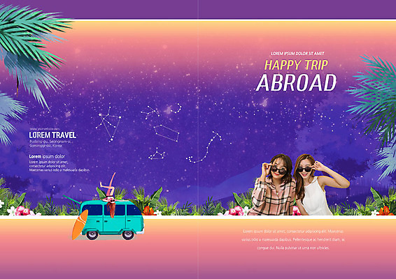 전신 PSD 템플릿 표지디자인 북디자인 출판디자인 여자 표지 별 리플렛 해외여행 여행 북커버 미소 사람 팜플렛 상반신 20대 성인 세명 친구 여름휴가 바캉스 선글라스 눕기 별자리 한국인 잡기 서핑보드 야간 캠핑카 열대꽃 열대잎 성인여자만 이미지템플릿 자연요소 해외 꽃 안경 잎 관계 모션 자동차 휴가 표정 동양인 청년 보드_스포츠 여자만 성인만 파일형식 여름_계절