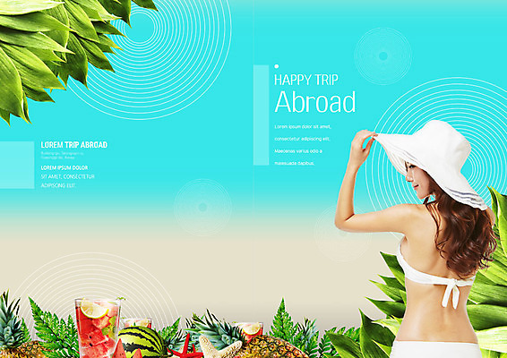 PSD 템플릿 표지디자인 북디자인 출판디자인 여자 표지 리플렛 해외여행 여행 북커버 열대 불가사리 한명 미소 사람 팜플렛 상반신 20대 성인 해변 뒷모습 여름 여름휴가 바캉스 비키니 한국인 잡기 뒤돌아보기 레몬 파인애플 열대과일 수박주스 열대잎 챙모자 성인여자한명만 이미지템플릿 모자_잡화 1 해외 계절 수영복 바다 뷰포인트 잎 과일 모션 휴가 극피동물 표정 동양인 청년 과일주스 여자한명만 성인여자만 파일형식 여름_계절
