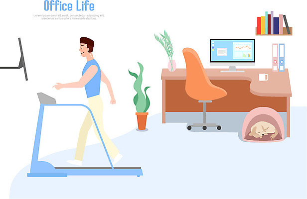 전신 한마리 라이프스타일 남자 화분 의자 일러스트 선반 한명 사람 성인 라이프 책 컴퓨터 사무실 운동 건강관리 모니터 머그컵 강아지 책상 파일 런닝머신 성인남자한명만 국내일러스트 AI파일 1 가구 비즈니스 건강 관리 생활 컵 전자제품 반려동물 운동기구 개 남자한명만 성인남자만 파일형식 벡터