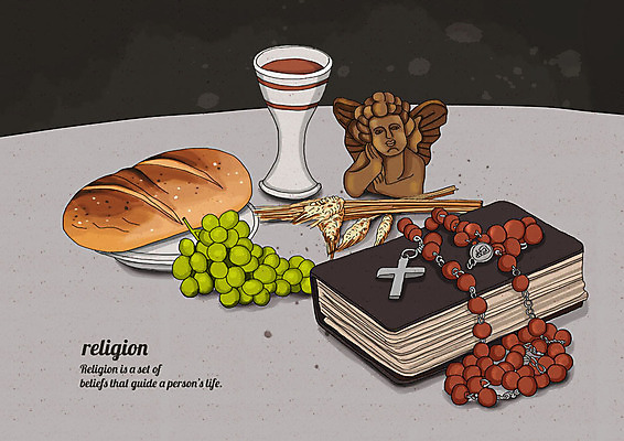 PSD 접시 종교 십자가 일러스트 종교용품 천사 사람없음 성경 천주교 바게트 청포도 묵주 성물 천사상 국내일러스트 식기 빵 포도 조각상 천주교용품 파일형식