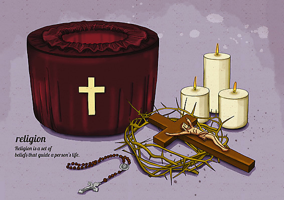 PSD 종교 십자가 일러스트 촛불 종교용품 사람없음 천주교 묵주 가시면류관 헌금함 국내일러스트 초 파일형식