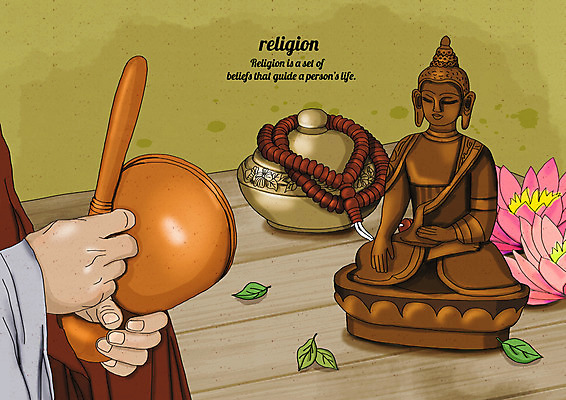 PSD 남자 종교 불교 일러스트 종교용품 나뭇잎 연꽃 한명 사람 상반신 성인 다기 승려 불상 염주 목탁 국내일러스트 1 꽃 잎 다도 성직자 불교용품 파일형식