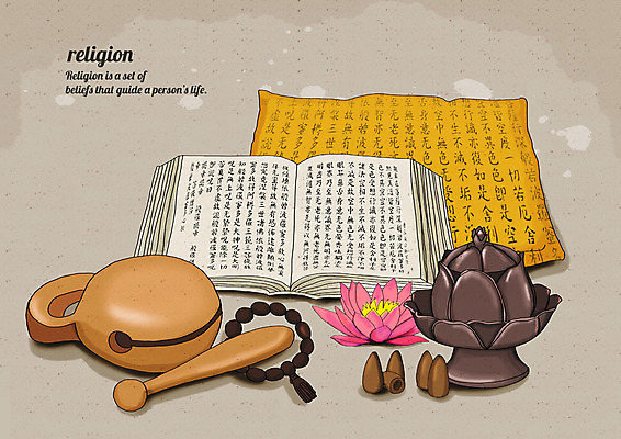 PSD 종교 불교 일러스트 종교용품 연꽃 사람없음 다기 염주 목탁 불경 국내일러스트 꽃 다도 불교용품 파일형식