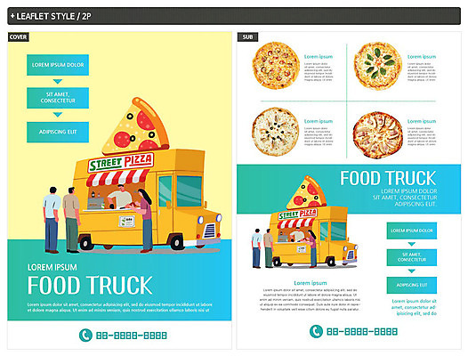 전신 템플릿 여자 남자 ZIP 포스터 리플렛 피자 서기 사람 여러명 성인 전단템플릿 주문 길거리음식 조각피자 푸드트럭 인디자인 INDD 이미지템플릿 음식 다수 모션 패스트푸드 서양음식 트럭 전단 파일형식