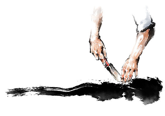 PSD 손 남자 일러스트 캘리그라피 붓터치 한명 사람 성인 신체부위 흙 농부 모종삽 번짐 땅파기 심기 국내일러스트 직업 1 모션 삽 파일형식 효과