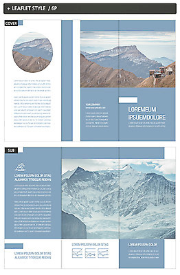 템플릿 표지디자인 표지 ZIP 내지 리플렛 3단접지 자연 그래프 산 주택 풍경 팜플렛 사람없음 눈 산등성이 인디자인 INDD 이미지템플릿 자연요소 날씨 건물 생태계 파일형식