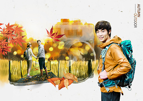 전신 PSD 편집이미지 커플 응시 여자 남자 단풍 낙엽 배낭 미소 사람 상반신 20대 성인 세명 걷기 손잡기 트래킹 한국인 가을 뒤돌아보기 등산복 갈대밭 성인만 이미지편집 시선 옷 계절 잎 가방 관계 모션 레저 표정 동양인 청년 등산 파일형식 갈대_식물