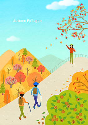 전신 PSD 구름 여자 남자 단풍 낙엽 일러스트 배낭 단풍나무 산 미소 사람 성인 세명 손들기 걷기 가을풍경 등산 트래킹 가을 인사 밤송이 구경 등산복 즐거움 오르기 밤나무 등산스틱 흩날리기 국내일러스트 자연요소 나무 옷 계절 감정 잎 가방 모션 레저 표정 풍경 예절 밤_견과류 등산용품 파일형식 가을_계절