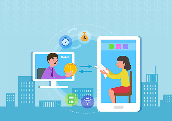 PSD 여자 남자 일러스트 미소 사람 앉기 빌딩 상반신 성인 두명 금융 스마트폰 달러 모니터 동전 거래 계산기 돈다발 은행 문서 와이파이 인터넷뱅킹 초시계 국내일러스트 시계 돈 모션 문구용품 표정 건물 경제 핸드폰 스마트기기 컴퓨터 장비 무선인터넷 파일형식