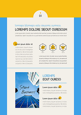 템플릿 내지 비즈니스 그래프 빌딩 사람없음 파란색 노란색 도시 프레젠테이션 문서템플릿 서식 문서 제안서 육각형 이미지템플릿 AI파일 도형 컬러 건물 파일형식 벡터