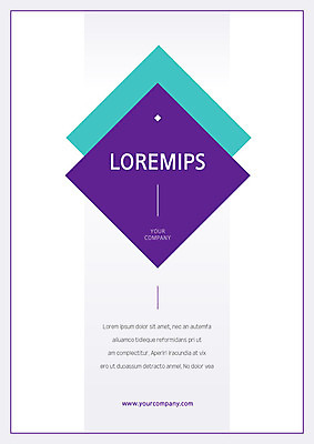 템플릿 표지 선 사람없음 보라색 프레젠테이션 문서템플릿 서식 문서 제안서 마름모 겹침 이미지템플릿 AI파일 도형 컬러 파일형식 벡터