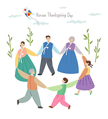전신 여자 명절 할아버지 노년 남자 딸 아들 할머니 어린이 일러스트 가족 엄마 대가족 사람 여러명 성인 추석 손잡기 아빠 한복 대나무 손주 연 즐거움 강강술래 국내일러스트 AI파일 나무 한국전통 전통 기념일 감정 다수 관계 모션 놀이용품 전통놀이 전통의상 파일형식 벡터
