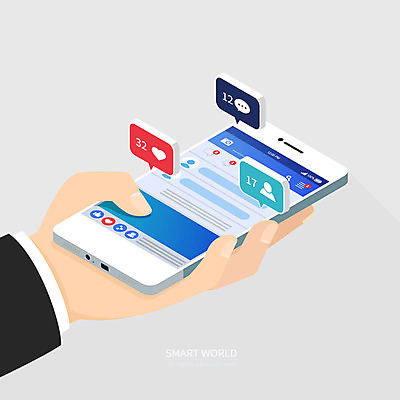 손 말풍선 일러스트 한손 스마트라이프 대화 들기 사람 신체부위 스마트폰 터치 어플리케이션 스마트 소셜네트워크 국내일러스트 AI파일 라이프스타일 컨셉 모션 말하기 핸드폰 스마트기기 파일형식 벡터