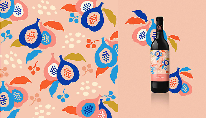 편집이미지 패턴 과일 씨앗 사람없음 와인 가을 포장지 와인병 무화과 산열매 목업 이미지편집 AI파일 식물 계절 열매 무늬 포장 병_용기 주류 파일형식 벡터