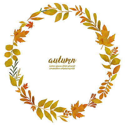 PSD 단풍 낙엽 일러스트 나뭇잎 프레임 사람없음 가을 원형 배열 원형프레임 프레임일러스트 국내일러스트 도형 계절 잎 파일형식