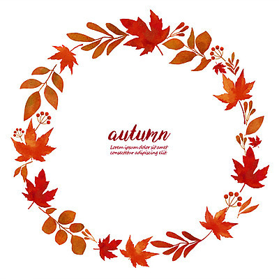 PSD 단풍 낙엽 일러스트 나뭇잎 프레임 사람없음 가을 원형 원형프레임 산열매 프레임일러스트 국내일러스트 도형 계절 열매 잎 파일형식
