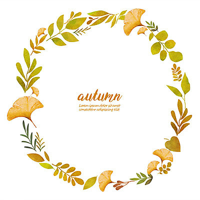 PSD 단풍 낙엽 일러스트 나뭇잎 프레임 사람없음 가을 나뭇가지 원형 풀잎 은행잎 원형프레임 프레임일러스트 국내일러스트 도형 나무 계절 잎 풀_식물 파일형식