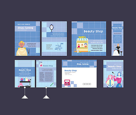 전신 템플릿 배너템플릿 여자 사람 앉기 이벤트 여러명 상반신 성인 세트 머리카락 상점 만지기 현수막 가운 파마 미용실 뷰티샵 드라이어 미용사 전단 손거울 엽서 초대장 머리손질 약도 헤어용품 고데기 소봉투 행사세트 행사템플릿 AI파일 직업 헤어스타일 배너 옷 다수 지도 모션 편지봉투 카드_감사 뷰티 머리 거울 미용용품 편지 홍보물 파일형식 벡터