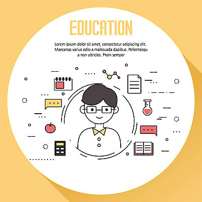 문자 교육 남자 어린이 말풍선 일러스트 실험기구 한명 미소 사람 상반신 책 다이어리 계산기 달력 화학 플랫 사과 DNA 문서 안경낌 국내일러스트 AI파일 1 안경 과학 과일 문구용품 표정 사무용품 장비 생명공학 파일형식 벡터