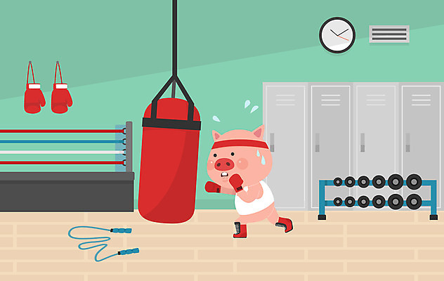 캐릭터 한마리 일러스트 사람없음 운동 운동기구 권투 권투장 권투글러브 돼지 사물함 벽시계 줄넘기 돼지캐릭터 권투용품 샌드백 기해년 땀흘리기 국내일러스트 일러캐릭터 AI파일 1 스포츠용품 시계 동물캐릭터 컨셉 포유류 스포츠시설 건강 헬스 격투기 글러브 파일형식 벡터 2019년