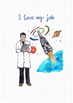 전신 PSD 직업 남자 별 일러스트 한명 미소 사람 성인 우주 행성 로켓 기록 실험복 발사 과학자 문서 일자리 국내일러스트 자연요소 1 과학 비즈니스 표정 가운 학자 파일형식