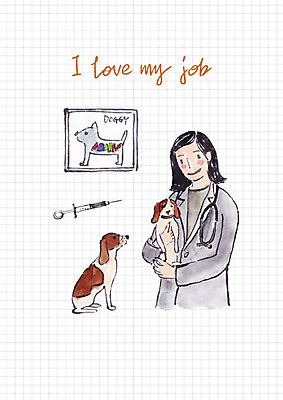 PSD 직업 여자 포스터 액자 두마리 일러스트 안기 주사기 한명 미소 사람 상반신 성인 진료 의사가운 강아지 일자리 수의사 반려 국내일러스트 1 2 비즈니스 의학 의료기기 모션 표정 반려동물 의사 가운 개 파일형식