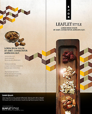 PSD 템플릿 표지디자인 북디자인 출판디자인 표지 리플렛 2단접지 북커버 팜플렛 사람없음 빛 하이앵글 갈색 전통문양 다양 한의학 한약재 한약 대추 나무쟁반 당귀 오가피 치자 이미지템플릿 전통 문양 뷰포인트 컬러 다수 의학 쟁반 목재 약 약재 파일형식