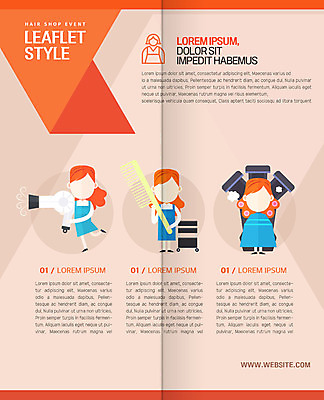 전신 PSD 템플릿 표지디자인 북디자인 출판디자인 여자 내지 리플렛 2단접지 북커버 사람 팜플렛 성인 앞모습 세명 뷰티 주황색 앞치마 카트 머리빗 미용용품 가운 플랫 미용실 드라이어 미용사 헤어롤 헤어용품 성인여자만 이미지템플릿 직업 옷 뷰포인트 컬러 뷰티샵 오브젝트 여자만 성인만 파일형식