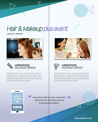 PSD 템플릿 우먼라이프 표지디자인 북디자인 응시 출판디자인 여자 내지 리플렛 2단접지 북커버 미소 사람 이벤트 팜플렛 상반신 20대 성인 옆모습 세명 초록색 스마트폰 뷰티 한국인 미용실 플러스 헤어롤 머리손질 메이크업아티스트 고데기 메이크업브러쉬 할인쿠폰 성인여자만 이미지템플릿 직업 라이프스타일 기호 시선 뷰포인트 컬러 표정 동양인 청년 핸드폰 스마트기기 붓 미용용품 뷰티샵 쿠폰 헤어용품 여자만 성인만 파일형식