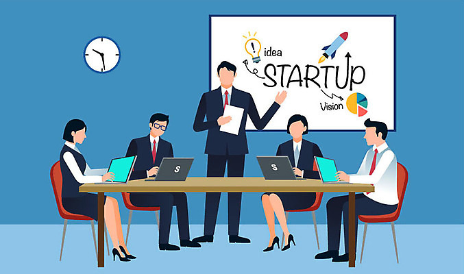 전신 여자 남자 시계 일러스트 전구 회의 그래프 아이디어 사람 앉기 정장 여러명 성인 노트북 로켓 업무 작업 비즈니스맨 비즈니스우먼 발표 발사 프레젠테이션 책상 회의실 문서 화이트보드 창업 업무보고 얼굴없음 국내일러스트 AI파일 옷 가구 다수 컨셉 비즈니스 모션 전자제품 직장인 자영업 파일형식 벡터