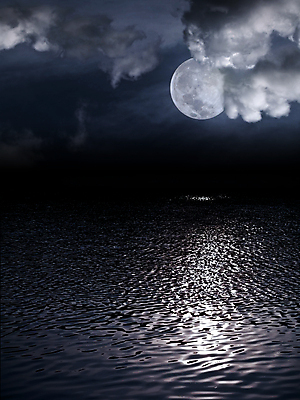 포토 JPG 해외이미지 구름 바다 풍경 사람없음 야외 보름달 달 야간 해외202004 해외포토 자연요소 파일형식 이미지허브