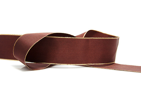 포토 JPG 해외이미지 리본 포장 휴가 선물 사람없음 장식 갈색 덮개 황금 가장자리 닫기 묶기 활 매듭 고립 해외202004 해외포토 컬러 모션 뚜껑 둘레 파일형식 이미지허브