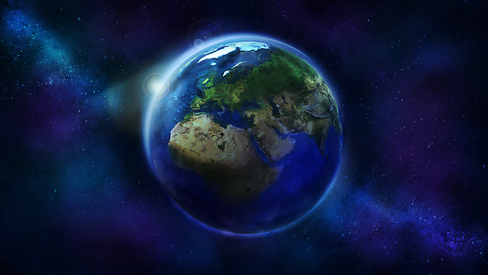 JPG 해외이미지 지구 일러스트 사람없음 파란색 우주 해외202004 해외일러스트 컬러 파일형식 이미지허브