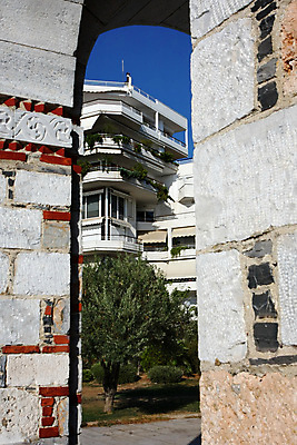 포토 JPG 해외이미지 바다 여행 건축양식 사람없음 건물 여름 그리스 해외202004 해외포토 건축물 계절 건축 유럽 파일형식 이미지허브