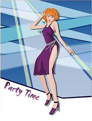 EPS 모델 웰빙 여자 패션 포즈 일러스트 한명 사람 이벤트 20대 성인 파티 춤 클럽 여자만 여자한명만 성인여자만 청년만 청년여자만 성인한명만 청년여자한명만 성인여자한명만 성인만 국내일러스트 1 문화예술 청년 파일형식 벡터