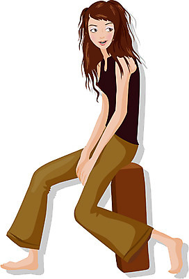 EPS 모델 직업 웰빙 여자 포즈 일러스트 한명 사람 20대 성인 여자만 여자한명만 성인여자만 청년만 청년여자만 성인한명만 청년여자한명만 성인여자한명만 성인만 국내일러스트 1 청년 파일형식 벡터