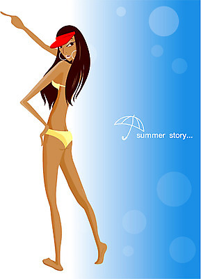 EPS 모델 직업 웰빙 계절 여자 포즈 일러스트 한명 사람 이벤트 20대 성인 여름 여자만 여자한명만 성인여자만 청년만 청년여자만 성인한명만 청년여자한명만 성인여자한명만 성인만 국내일러스트 1 청년 파일형식 벡터