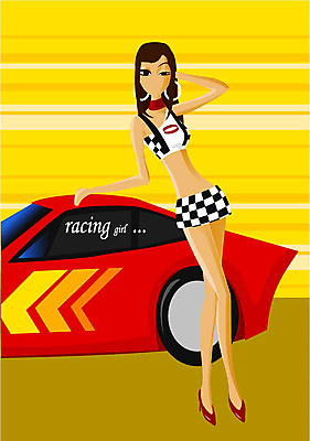 EPS 직업 라이프스타일 여자 일러스트 한명 사람 20대 성인 레이싱걸 레이싱모델 여자만 여자한명만 성인여자만 청년만 청년여자만 성인한명만 청년여자한명만 성인여자한명만 성인만 국내일러스트 모델 1 청년 생활 파일형식 벡터