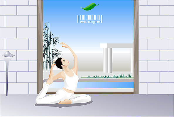 EPS 주간 우먼라이프 라이프스타일 웰빙 여자 일러스트 요가 실내 건강 한명 사람 20대 성인 운동 스트레칭 여자만 여자한명만 성인여자만 청년만 청년여자만 성인한명만 청년여자한명만 성인여자한명만 성인만 국내일러스트 자연요소 1 청년 내부 생활 파일형식 벡터