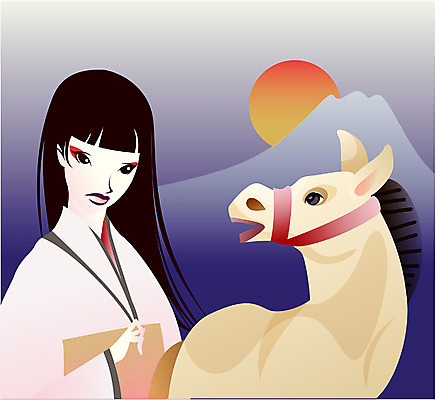 EPS 동물 전통 여자 외국문화 일본문화 일러스트 새해 한명 사람 20대 성인 일본 십이지신 말_동물 기모노 연하장 연말연시 후지산 간지 여자만 여자한명만 성인여자만 청년만 청년여자만 성인한명만 청년여자한명만 성인여자한명만 성인만 국내일러스트 카드프레임 1 동양문화 아시아 문화 포유류 산 카드_감사 프레임 청년 세계문화유산 일본전통의상 파일형식 벡터