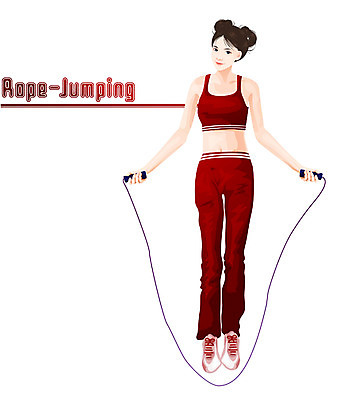 EPS 웰빙 여자 스포츠 다이어트 일러스트 레저 건강 한명 사람 20대 성인 레포츠 운동 점프 헬스 하계스포츠 줄넘기 여자만 여자한명만 성인여자만 청년만 청년여자만 성인한명만 청년여자한명만 성인여자한명만 성인만 국내일러스트 1 모션 청년 파일형식 벡터