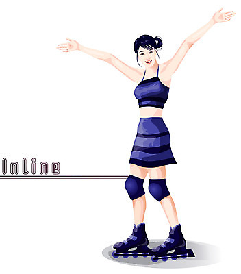 EPS 웰빙 여자 스포츠 다이어트 일러스트 레저 건강 한명 사람 20대 성인 레포츠 운동 롤러블레이드 하계스포츠 여자만 여자한명만 성인여자만 청년만 청년여자만 성인한명만 청년여자한명만 성인여자한명만 성인만 국내일러스트 1 청년 취미 파일형식 벡터