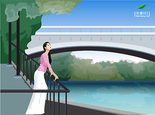 EPS 주간 우먼라이프 라이프스타일 웰빙 여자 여행 일러스트 휴가 휴식 한명 사람 20대 성인 야외 산책 여자만 여자한명만 성인여자만 청년만 청년여자만 성인한명만 청년여자한명만 성인여자한명만 성인만 국내일러스트 자연요소 1 컨셉 청년 생활 파일형식 벡터