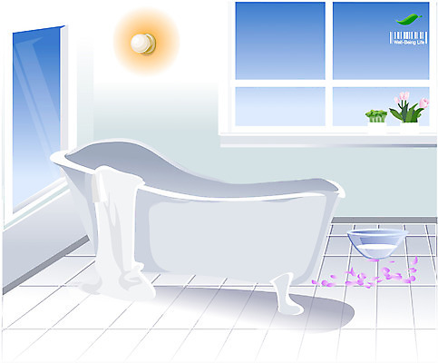 EPS 라이프스타일 시설물 웰빙 현대건축 건축 백그라운드 일러스트 휴식 욕조 실내 사람없음 인테리어 목욕 욕실 세수 편안함 화장실 반신욕 세면실 국내일러스트 건축물 디자인 컨셉 내부 생활 청결 감각 파일형식 벡터