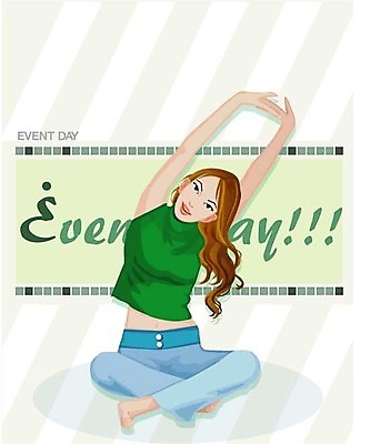 EPS 모델 웰빙 여자 패션 포즈 일러스트 한명 사람 이벤트 20대 성인 여자만 여자한명만 성인여자만 청년만 청년여자만 성인한명만 청년여자한명만 성인여자한명만 성인만 국내일러스트 1 청년 파일형식 벡터