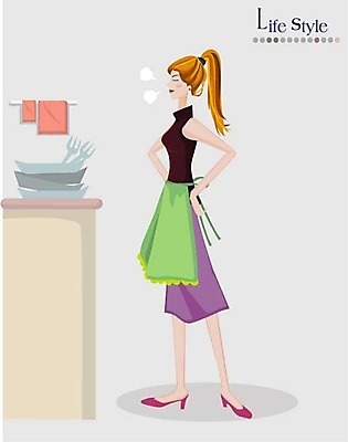 EPS 모델 우먼라이프 라이프스타일 그릇 웰빙 여자 패션 가사 일러스트 실내 한명 사람 20대 성인 라이프 생활 설거지 주부 여자만 여자한명만 성인여자만 청년만 청년여자만 성인한명만 청년여자한명만 성인여자한명만 성인만 국내일러스트 1 식기 청년 내부 파일형식 벡터