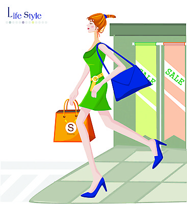 EPS 모델 우먼라이프 라이프스타일 웰빙 여자 패션 일러스트 거리 한명 사람 20대 성인 야외 라이프 생활 쇼핑 쇼핑백 외출 여자만 여자한명만 성인여자만 청년만 청년여자만 성인한명만 청년여자한명만 성인여자한명만 성인만 국내일러스트 1 가방 청년 파일형식 벡터